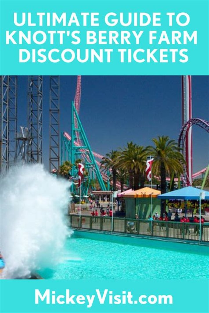 Get Knott's Berry Farm Tickets: Discounts & Deals!